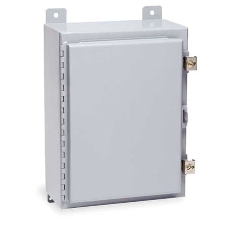 Wiegmann N12201606 Padlockable Hasp Electrical Enclosures, 20 in H, 6 in D, 16 in W, 12, 13, Steel
