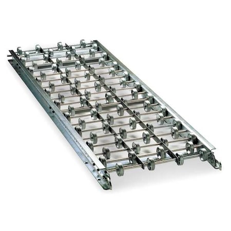 Ashland Conveyor 18X16X10G Skate Wheel Conveyor, 18
