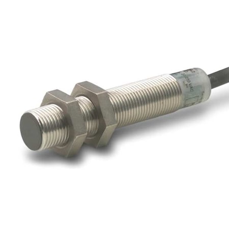 Eaton E57-12LE06-A1A Cylindrical, Inductive Proximity Sensor, 12 mm Dia., Stainless Steel, Micro, 2 Wires, Shielded