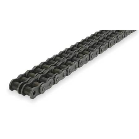 DAYTON 2YDY8 Roller Chain, Riveted, 60-2 ANSI, 10 ft.