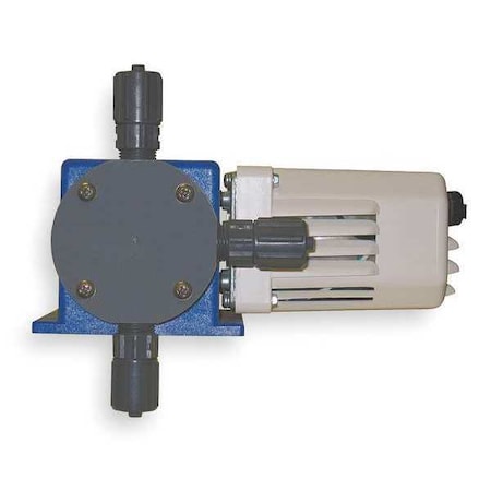 Chem-Tech X024-XA-BAA8G19 Chemical Metering Pump, 24 gpd, PVC Head