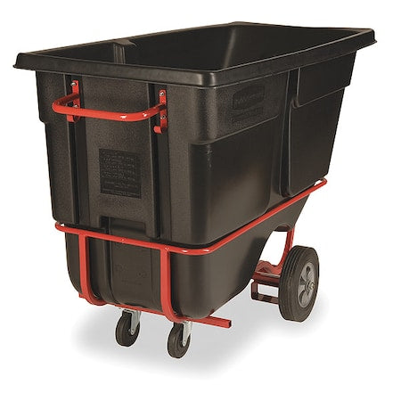 Rubbermaid Commercial FG131542BLA TiltTruck, 721/4 in, 331/2 in, Black, 1,250 lb