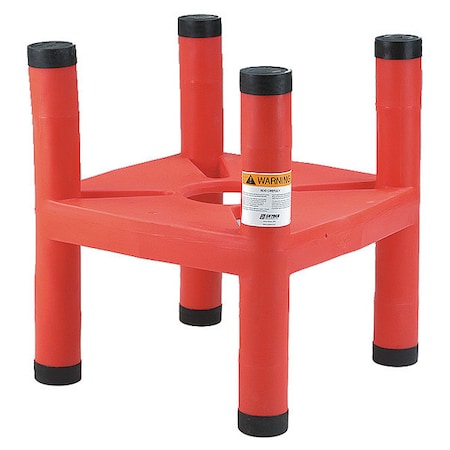 Snyder Industries 1690001N97602 TankStand, 40.75 in L, 36 in W, Plastic, Red