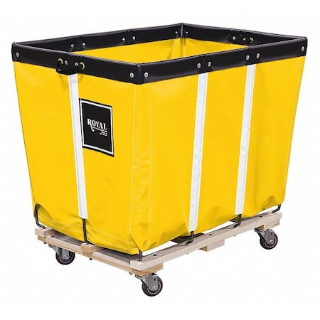 Royal Basket Trucks G14-YYW-PMA-3UNN Perm Liner Truck, 14 bu, yellow vinyl