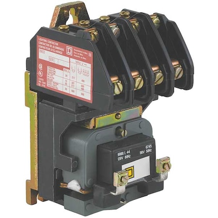 Square D 8903LO40V04 277V AC Electrically Held Lighting Contactor 4P 30A