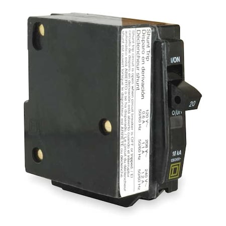 Square D QOB1401021 Miniature Circuit Breaker, QO Series, 40A, 1 Pole, 120/240V AC, 10kA at 120/240V AC