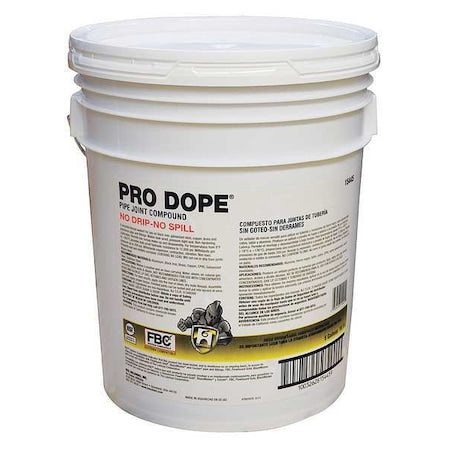 Hercules 15445 Pro Dope(R) Thread Sealant 5 gal, Pail, Gray, Paste