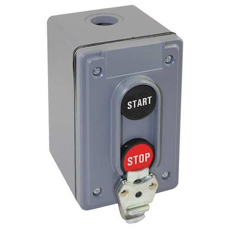 DAYTON 20C802 Push Bttn Control Statn, 1NO/1NC, Start/Stop