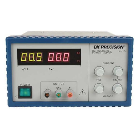B&K Precision 1621A DC Power Supply, Single Output, 0 to 18V DC