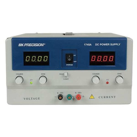 B&K Precision 1745A DC Power Supply, Single Output, 0 to 35V DC