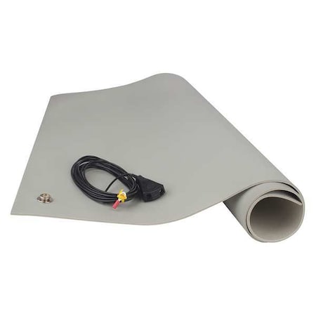 SCS 8203 Dissipative Floor Mat, Gray, 4 x 6 ft.