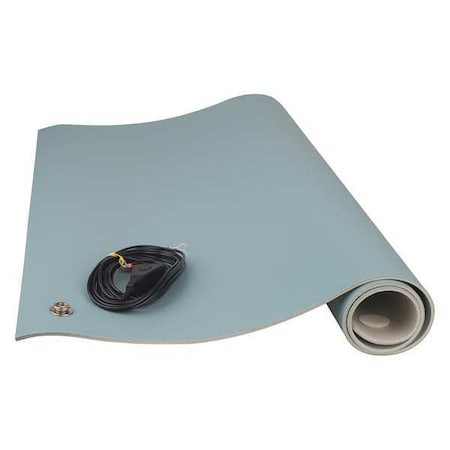 SCS 8204 Dissipative Floor Mat, Blue, 4 x 6 ft.