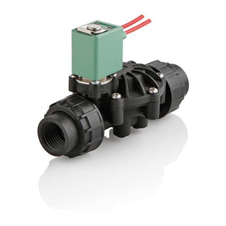 Asco K212A025L1100F1 Solenoid Valve, 2-Way, 2-Position, Normally Closed, 1/2 in Pipe Size, 24V DC, Pilot Operated