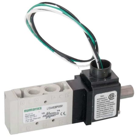 Aventics L22IA452BP00061 Solenoid Air Control Valve, 1/4 In, 24V DC