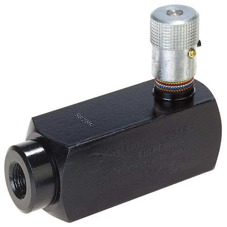 Parker PCM820S Hydraulic Flow Control Valve, 6 gpm, Steel