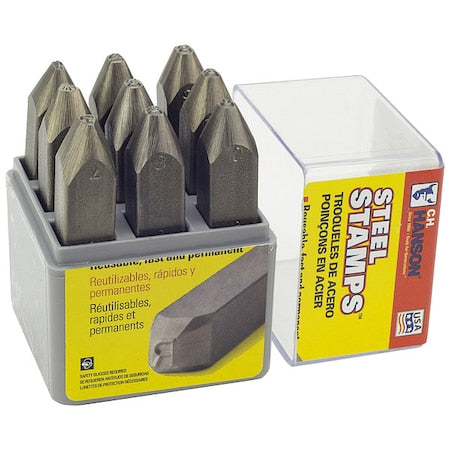 C.H. Hanson 29250 Hand Stamp Kit, Number Set