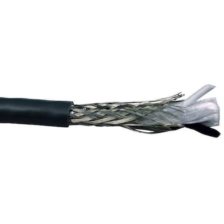 Carol C1642A Communication Cable, 2 C, Gray, PVC, 100 ft.