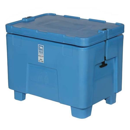 Snyder Industries PB2 ASM Insulated Bin 2 cu ft Volume Cap., 24 in L, 30 in W, 21 in H, Plastic, Blue