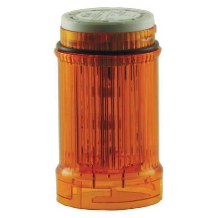 Eaton SL4-FL120-A Tower Light Module, 110/120V AC, Amber, 43 mm Dia., 2 1/4 in Height, LED, SL4 Series