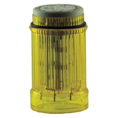 Eaton SL4-FL120-Y Tower Light Module, 110/120V AC, Yellow, 43 mm Dia., 2 1/4 in Height, LED, SL4 Series
