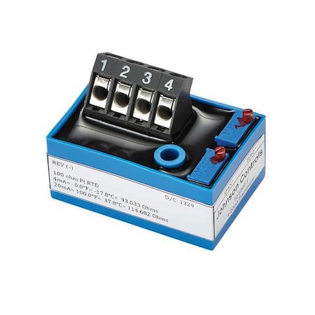 Johnson Controls TQ-6000-1 Temperature Sensor, Platinum, Black