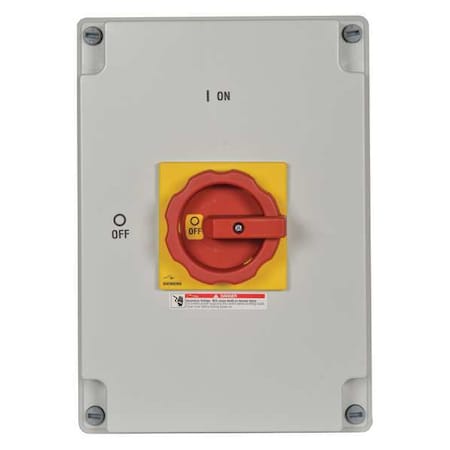 Siemens 3LD27661GP530US2 Nonfusible, Safety Switch, Heavy Duty, 600 V, 3PST