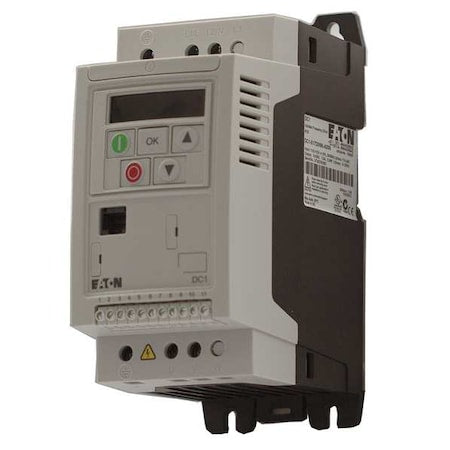 Eaton DC1-1D4D3NN-A20CE1 Variable Frequency Drive, 1 HP, 115V AC, Cutler-Hammer