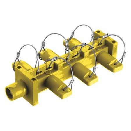 Hubbell Wiring Device-Kellems HBL7DBY Distribution Block, 600V AC/250V DC