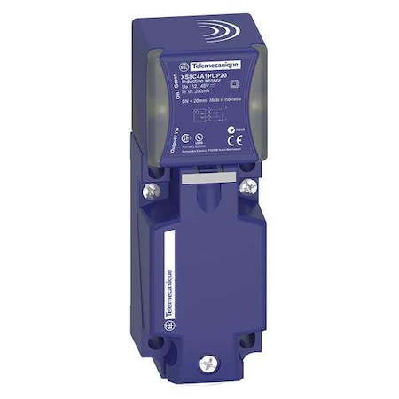 Telemecanique Sensors XS8C4A1MPG13 Inductive, Rectangular Proximity Sensor, PBT, Bare Wire, 2 Wires, Shielded