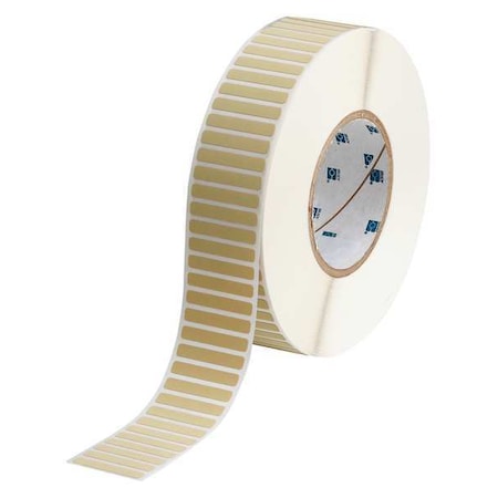 Brady THT-45-724-10 Pre-Cut Label Stock Roll, Yellow, Matte