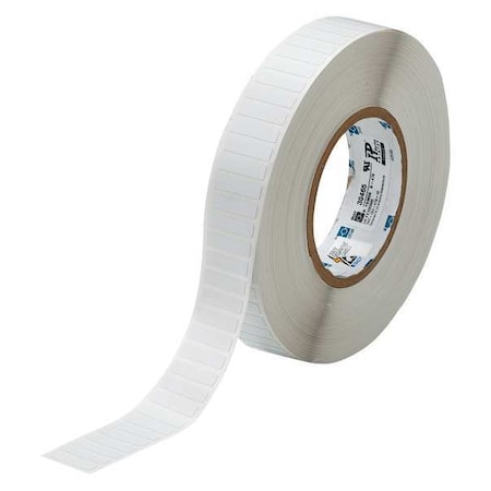 Brady THT-103-719-10 Pre-Cut Label Stock Roll, White, Matte