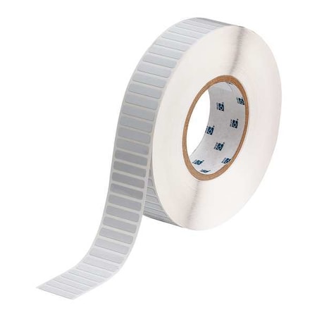 Brady THT-43-717-10 Pre-Cut Label Stock Roll, White, Gloss