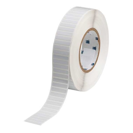 Brady THT-43-718-10 Pre-Cut Label Stock Roll, White, Gloss