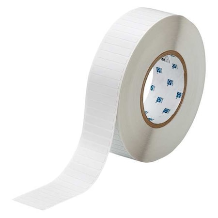 Brady THT-45-719-10 Pre-Cut Label Stock Roll, White, Matte