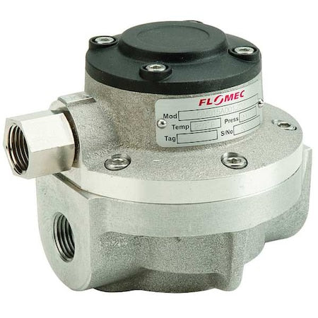 Flomec OM015A511-222 Flowmeter, Oval Gear, 990 psi, 1/2 in.
