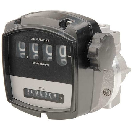 Flomec OM025A001-820M4 Flowmeter, Oval Gear, 290 psi, 1 in.