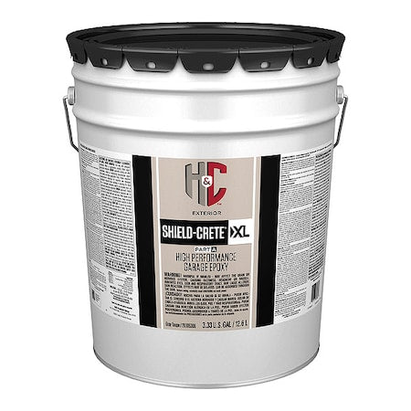 H&C 20.105306-19 Epoxy Coating, Gray Taupe, 5 gal, Metal Pail