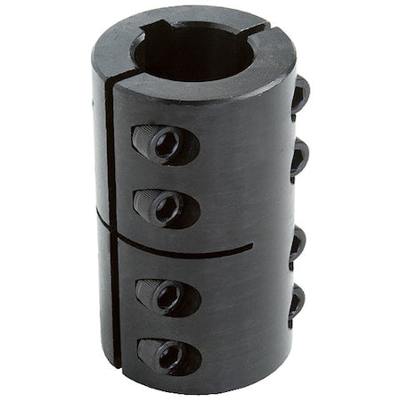 Climax Metal Products 2ISCC-112-100KW Two-Piece Industry Standard Clamping Coupling with Keyway