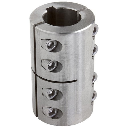 Climax Metal Products 2ISCC112-112SKW Two-Piece Industry Standard Clamping Coupling with Keyway