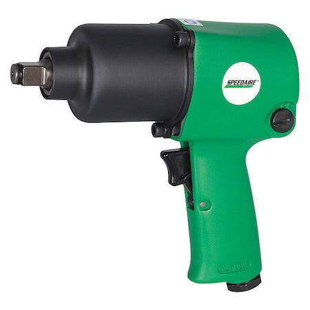 Speedaire 21AA50 Air Impact Wrench, 1/4 in, NPT, Pistol-Grip
