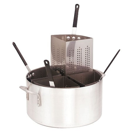 Crestware PASTA20D Pasta Cooker, 14 in Dia, Aluminum