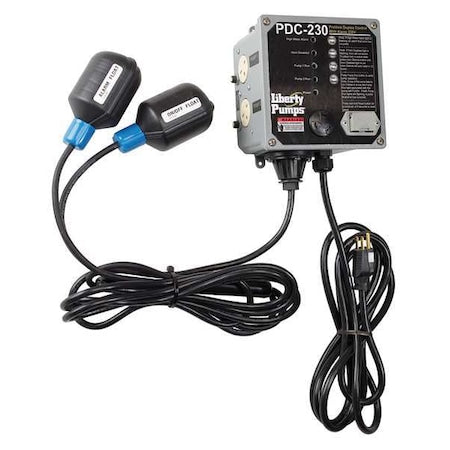 Liberty Pumps PDC-230 Pump Control Panel, 12A, Single, 230V AC