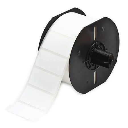 Brady B33-17-483 Label Roll, White, Labels/Roll: 1500