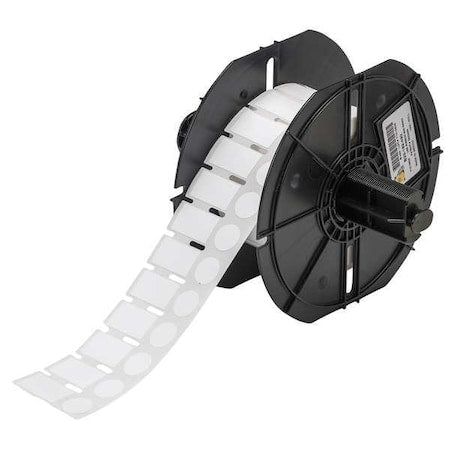 Brady B33-126-490 Label Roll, White, Labels/Roll: 2500