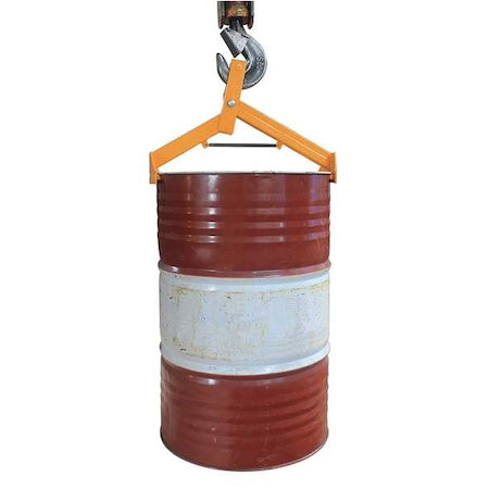 DAYTON 21VG34 Drum Lifter, 1 Drum, 55 gal., 1000 lb, 21 In