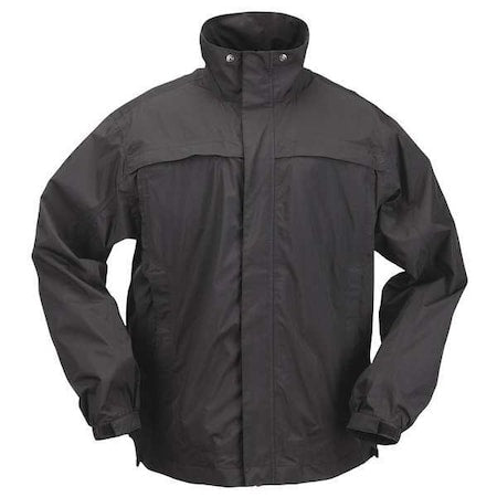 5.11 48098 Tactical Rain Jacket, Unisex, Black, S