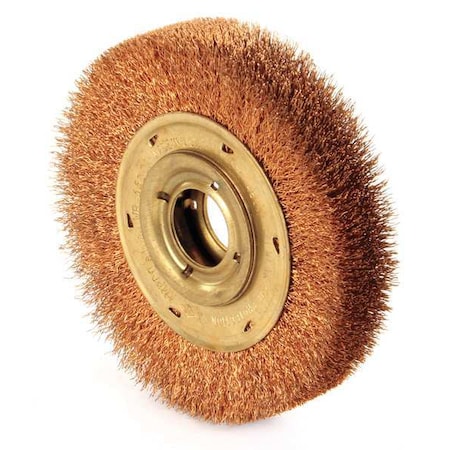 Ampco Safety Tools WB-44D Nonsparking Crimped Wire Wheel Wire Brush