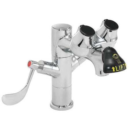 Speakman SEF-1850-4WH Eyewash/Faucet Combination, Counter Mount, Counter Mounted, 8.0 H., 7.63 W