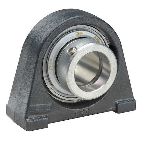 INA PSHE30-XL-N Pillow Block Bearing, Cast Iron Housing Material, Eccentric Locking Collar, Ball, 30 mm Dia, Alloy Steel