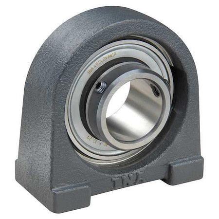 INA PSHEY30-XL-N Pillow Block Bearing, Cast Iron Housing Material, Set Screw, Ball, 30 mm Dia, Alloy Steel Insert Material